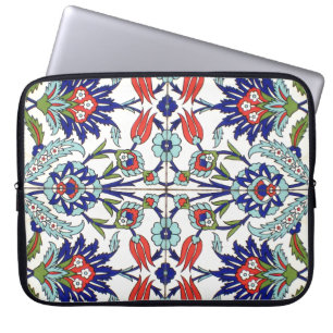 Iznik belägger med tegel elektronik hänger lös laptop sleeve