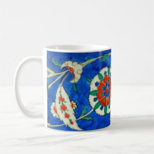 iznik belägger med tegel kaffemugg