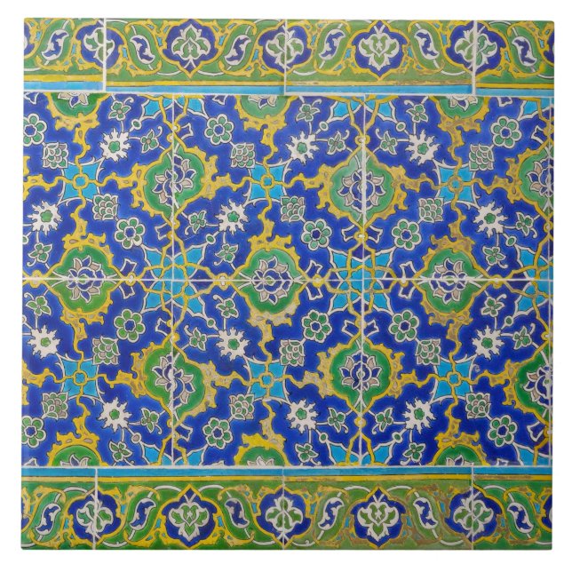 iznik belägger med tegel kakelplatta (Framsidan)