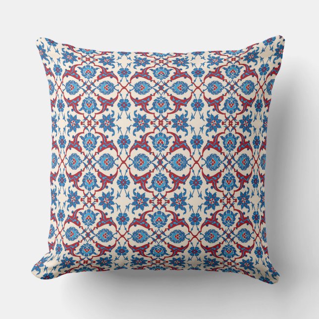Iznik Blommönster Kudde (Framsida)