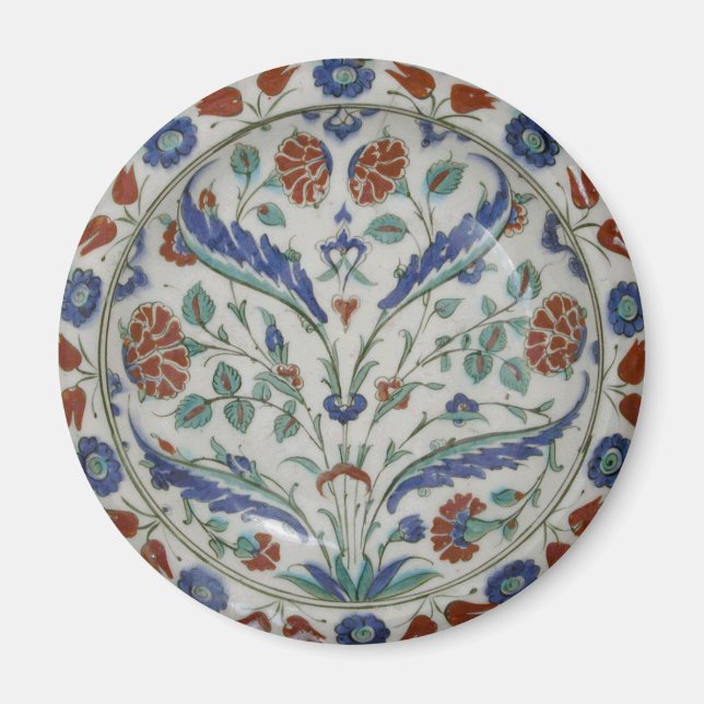 Iznik Bowl Magnet (Framsidan)