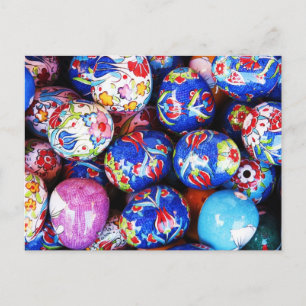 Iznik Design Ceramic Eggs Vykort