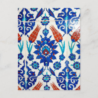 Iznik Oriental Tile Design Vykort