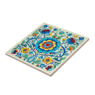 Iznik pastel Serene Garden Kakelplatta