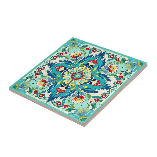 Iznik Sultan Serenity Kakelplatta (Sidan)