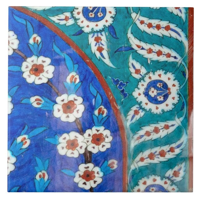 Iznik Tile Kakelplatta (Framsidan)