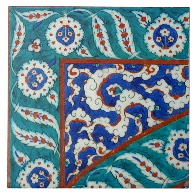 Iznik Tile Kakelplatta (Framsidan)