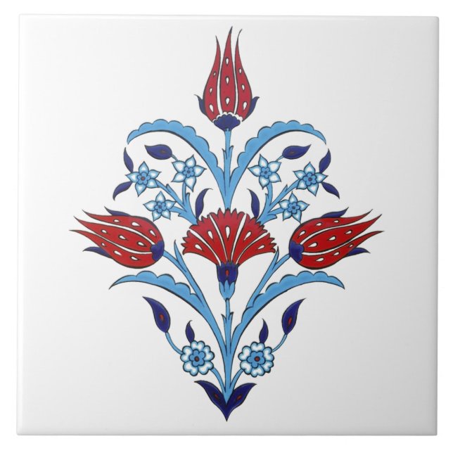 Iznik Tile Kakelplatta (Framsidan)