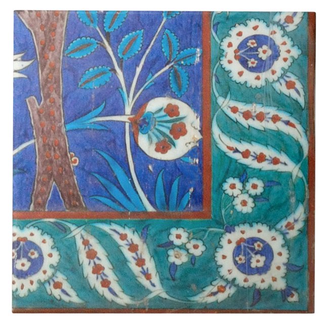 Iznik Tile Kakelplatta (Framsidan)