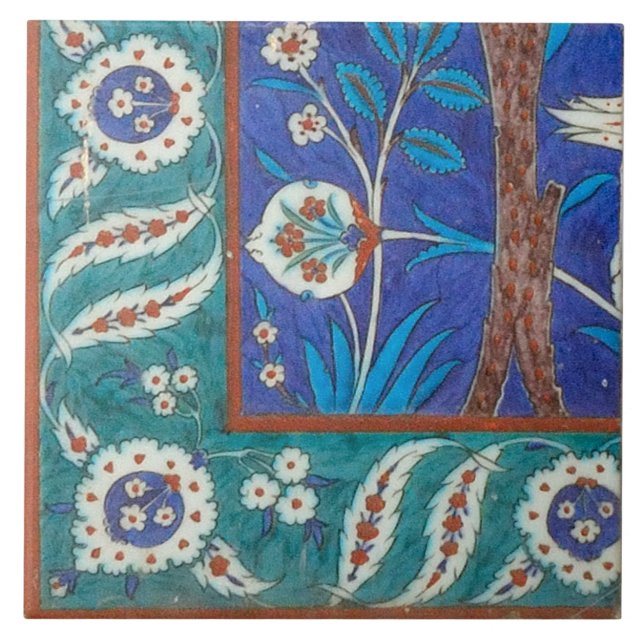 Iznik Tile Kakelplatta (Framsidan)