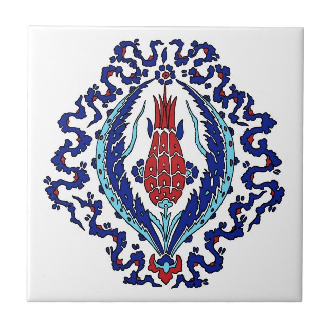Iznik Tile Kakelplatta (Framsidan)