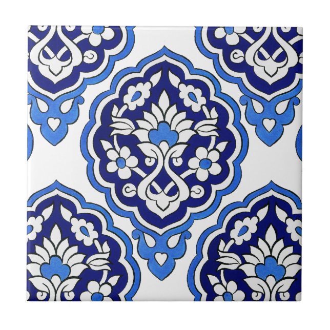 Iznik Tile Kakelplatta (Framsidan)