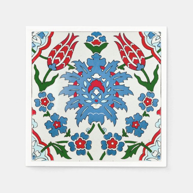 iznik tile pappersservett (Framsidan)