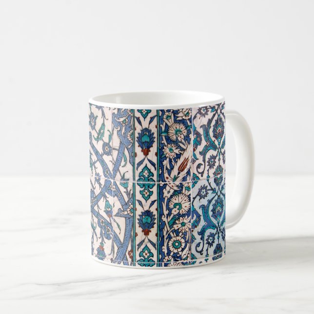 Iznik Tiles Intertwed Kaffemugg (Framsida höger)