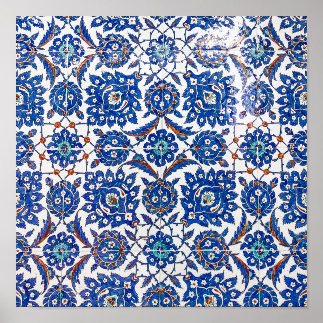 Iznik Tiles Poster (Framsidan)