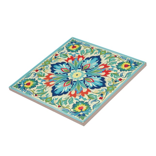 Iznik Turkisk teaterindustri Kakelplatta (Sidan)