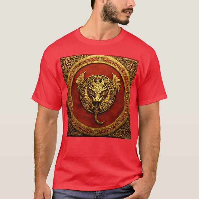 IZVARA DRAGON TSHIRT T SHIRT (Framsida)