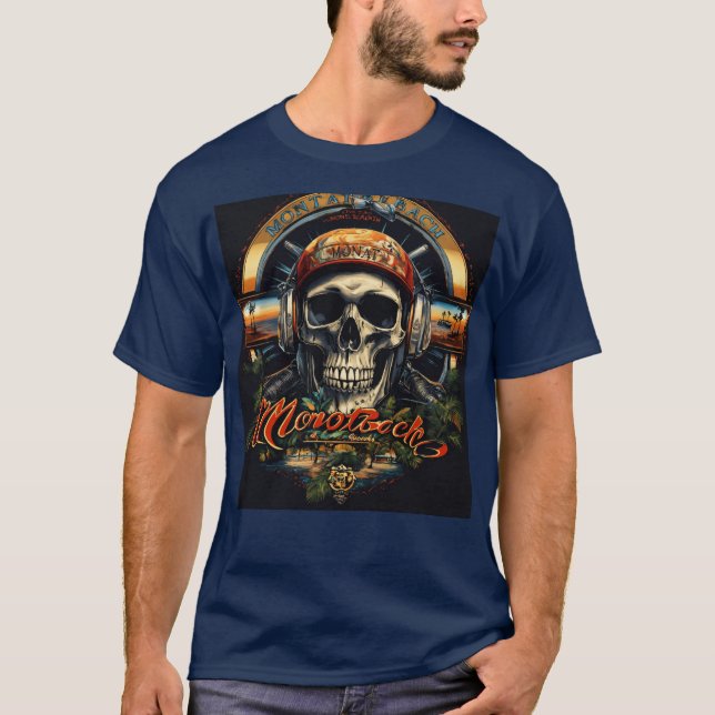 IZVARA SKULL TSHIRT T SHIRT (Framsida)
