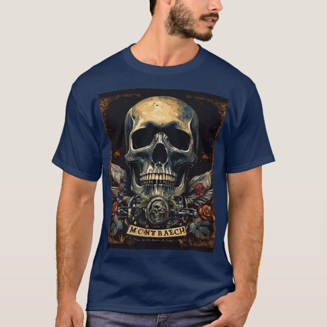 IZVARA SKULL TSHIRT T SHIRT (Framsida)