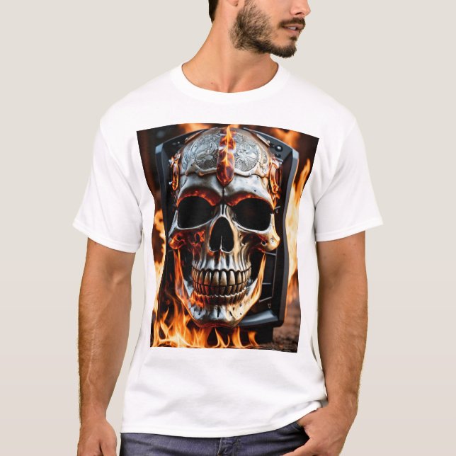 IZVARA SKULL TSHIRT T SHIRT (Framsida)