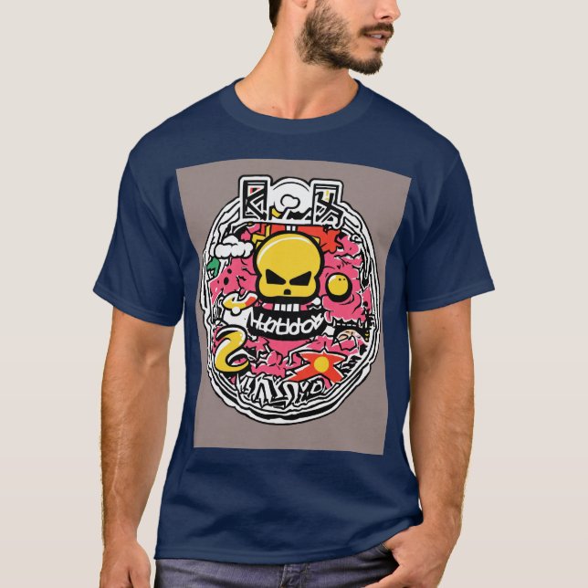 IZVARA SKULL TSHIRT T SHIRT (Framsida)