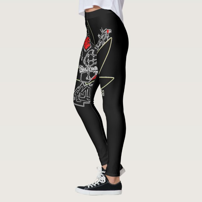Izzumman Womens Apparel Leggings Black (Vänster)