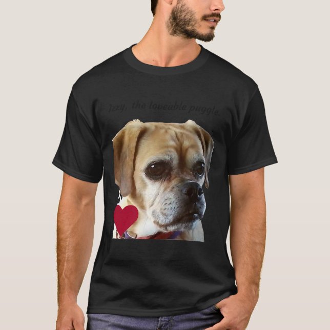 Izzy Den Kära Puggle T Shirt (Framsida)
