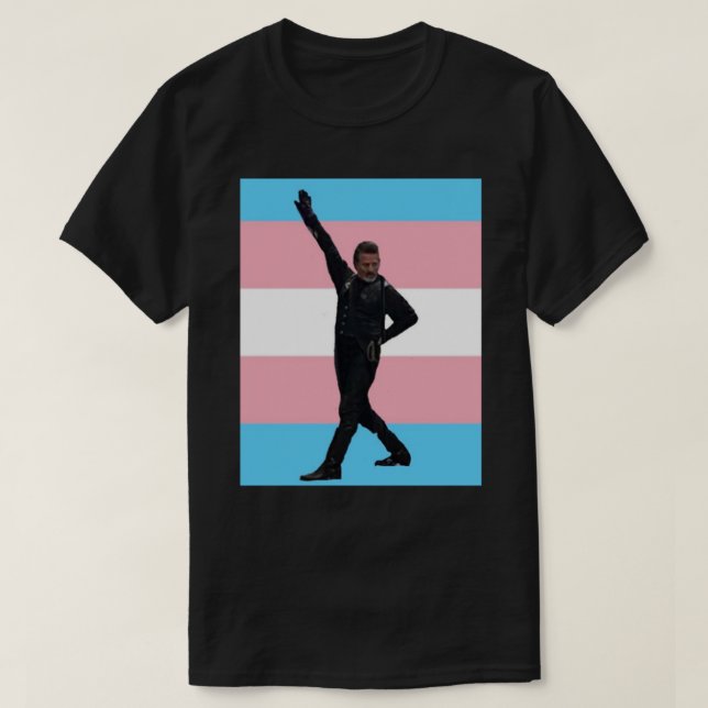 Izzy Händer trans flagga Classic T-Shirt.png T Shirt (Design framsida)