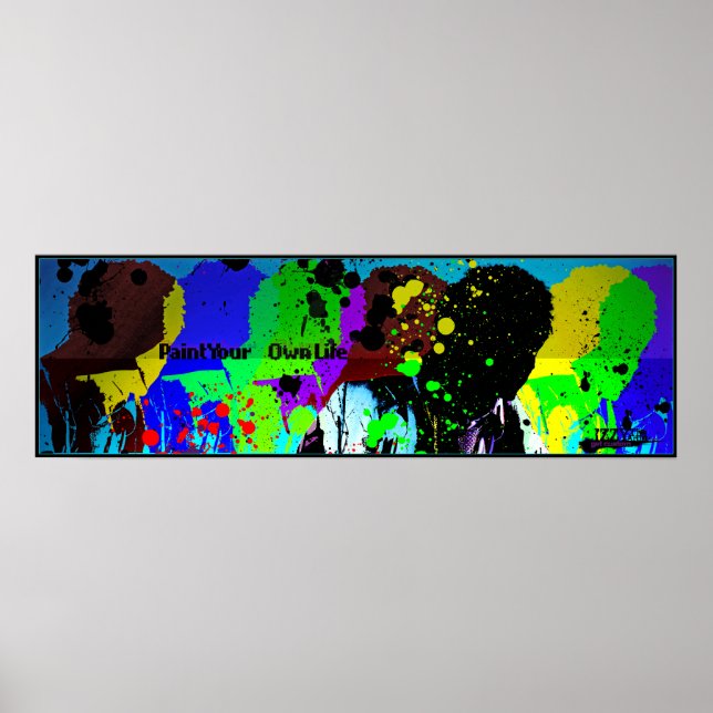 IZZY the ARTIST- Paint your own Life Poster (LRG) (Framsidan)