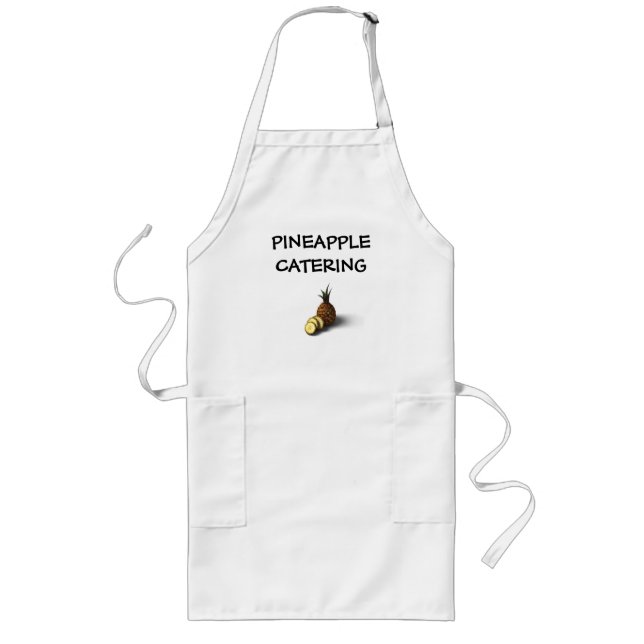 j0405250 PINEAPPLECATERING Långt Förkläde (Framsidan)