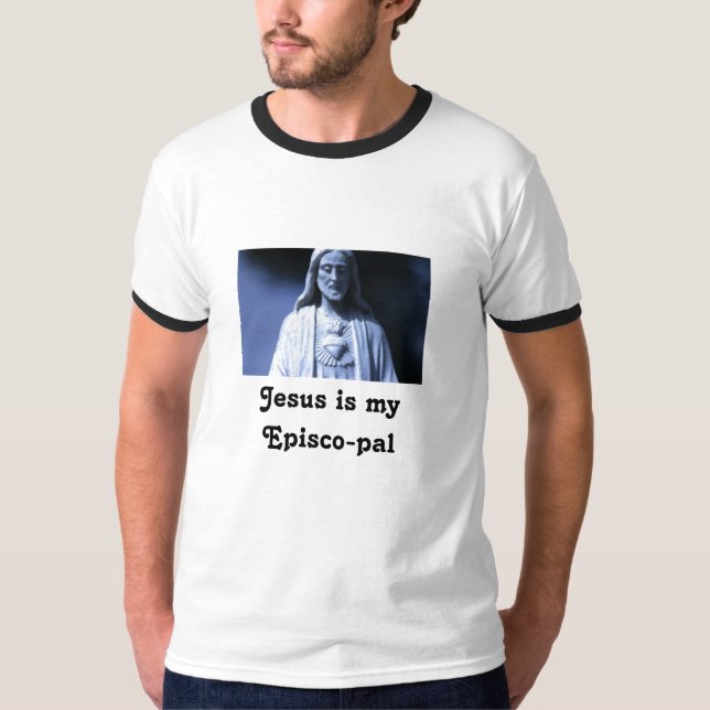 j0432798 Jesus är min Episco-pal Tröja (Framsida)