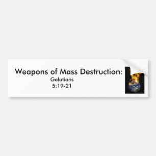 j0437381 vapen av Mass förstörelse:  , Galat… Bildekal