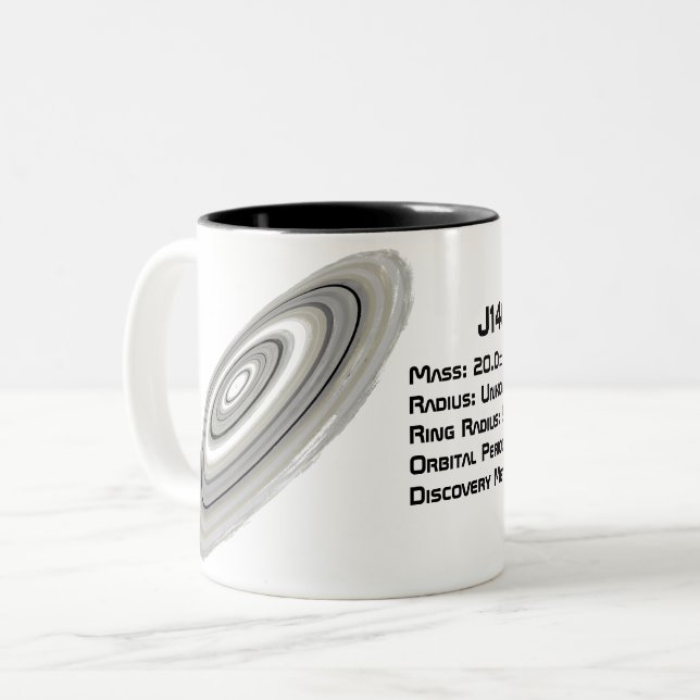 J1407 b (1SWASP J140747.93-394542.6 b) Två-Tonad Mugg (Framsida vänster)