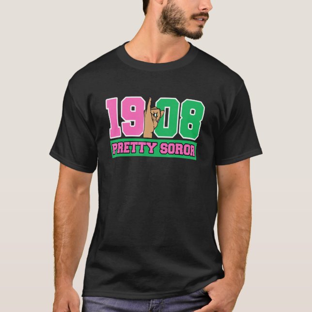J15 Nitton 08 AKA Söt Soror Hand-tecken T Shirt (Framsida)