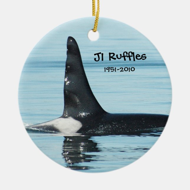 J1 rufsar Tributeprydnaden Julgransprydnad Keramik (Framsidan)