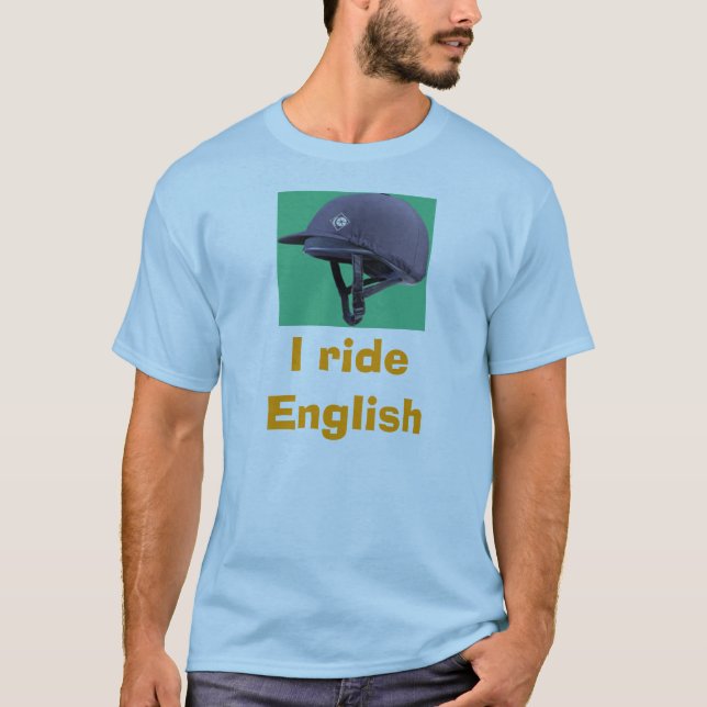 j3_s rider jag engelska t-shirt (Framsida)
