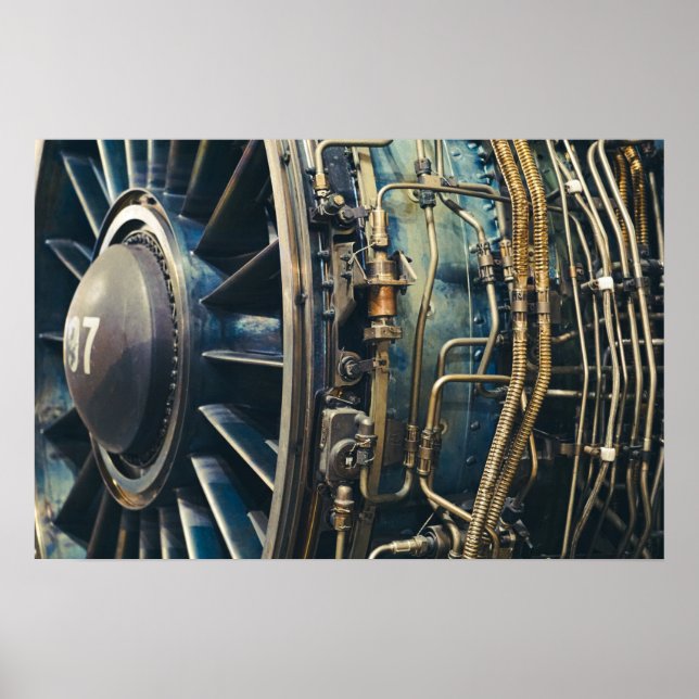 J58 Jet Engine - SR-71 Blackbird, A-12, YF-12 Poster (Framsidan)