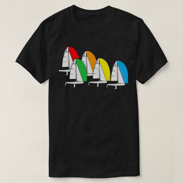 J70 Segelbåtars Tävla T Shirt (Design framsida)