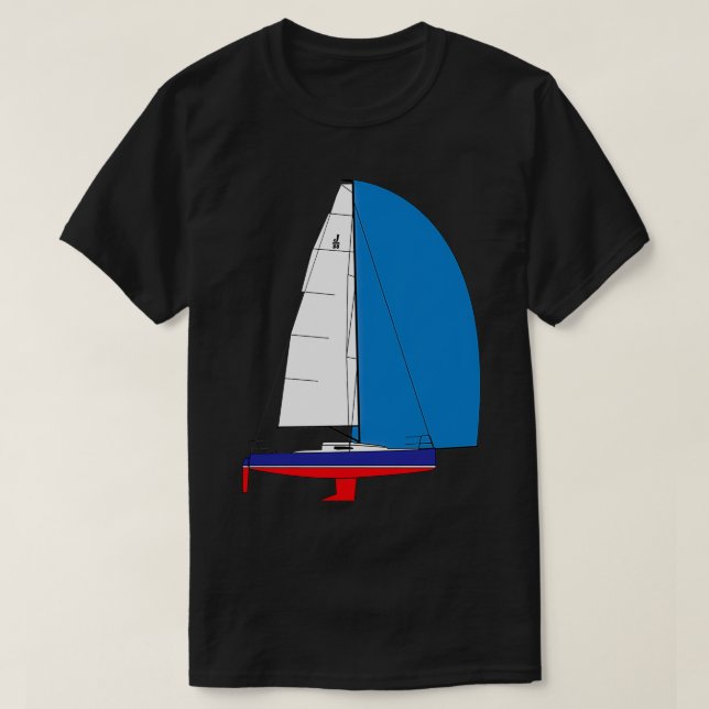 J88 Segelbåt T Shirt (Design framsida)