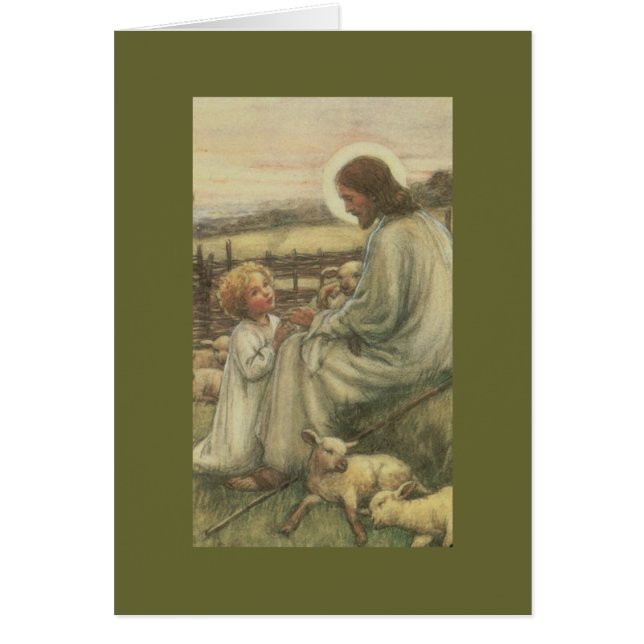 j-2 jesus med barnet OBS kort (Framsidan)