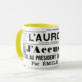 J. accuse Emile zola mugg