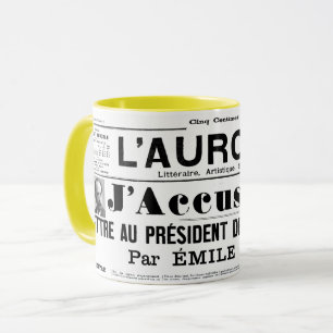 J. accuse Emile zola mugg