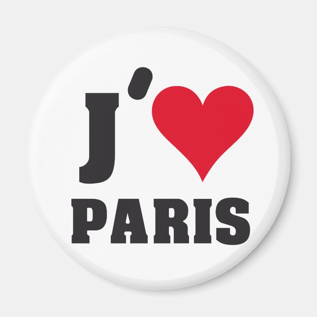 J´AIME PARIS MAGNET (Framsidan)