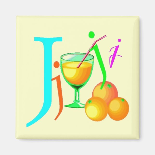 J - Alphabet Magnet (Framsidan)