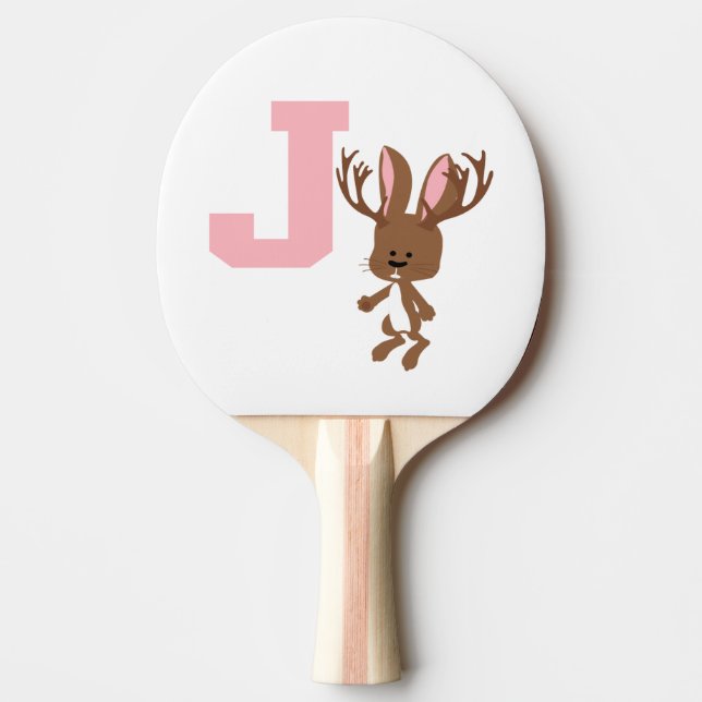 J är för Jackalope Pingisracket (Framsidan)