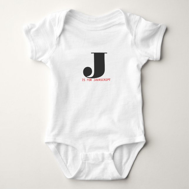 J är för Javascript T-shirt (Framsida)