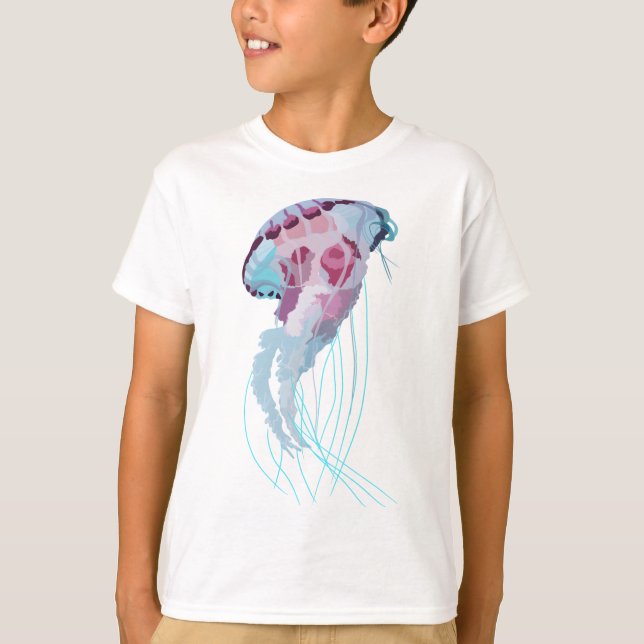 J är för Jellyfish T Shirt (Framsida)
