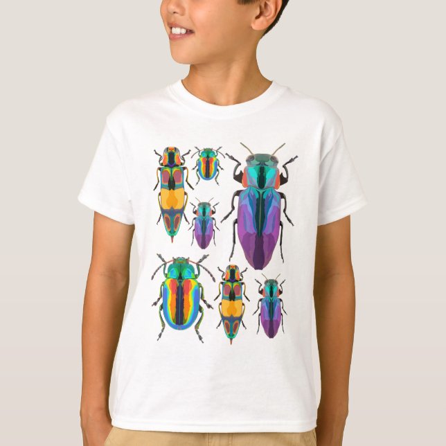 J är för Jewel Beetle T Shirt (Framsida)