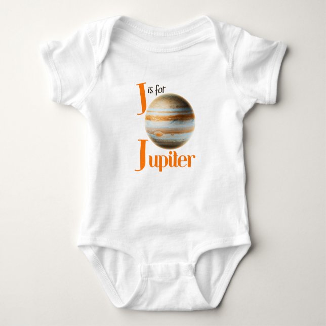 J är för Jupiter det gulliga planet & T-shirt (Framsida)