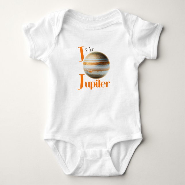 J är för Jupiter det gulliga planet & Tröja (Framsida)